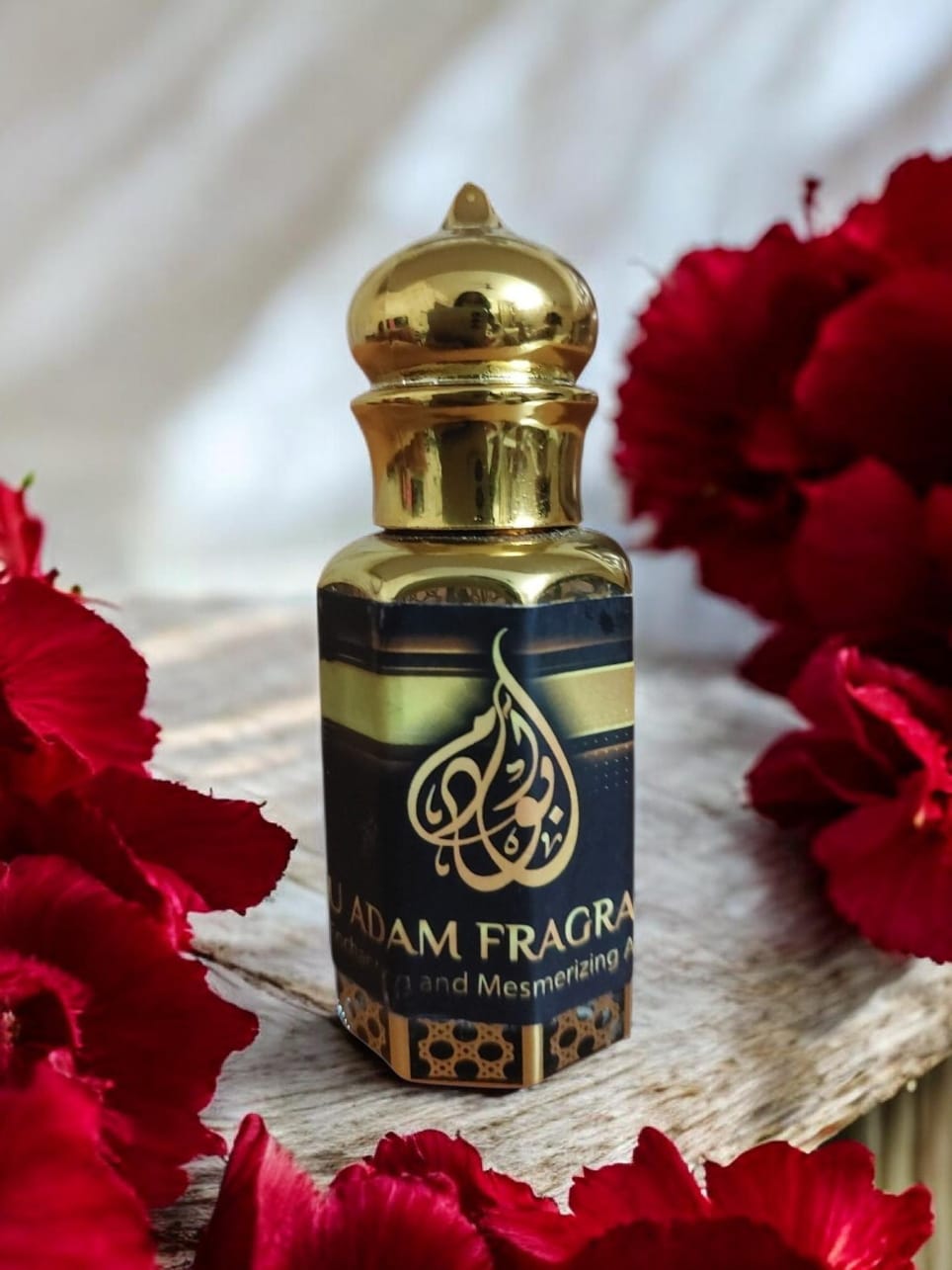 Abu Adam Fragrances Hibiscus bloom concentrated Perfume Oil, 12 ml, Alcohol-Free, Unisex Attar, Floral and fresh