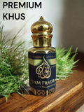 Abu Adam Premium Khus Concentrated Perfume Oil, 12 ml, Alcohol-Free, Unisex Attar