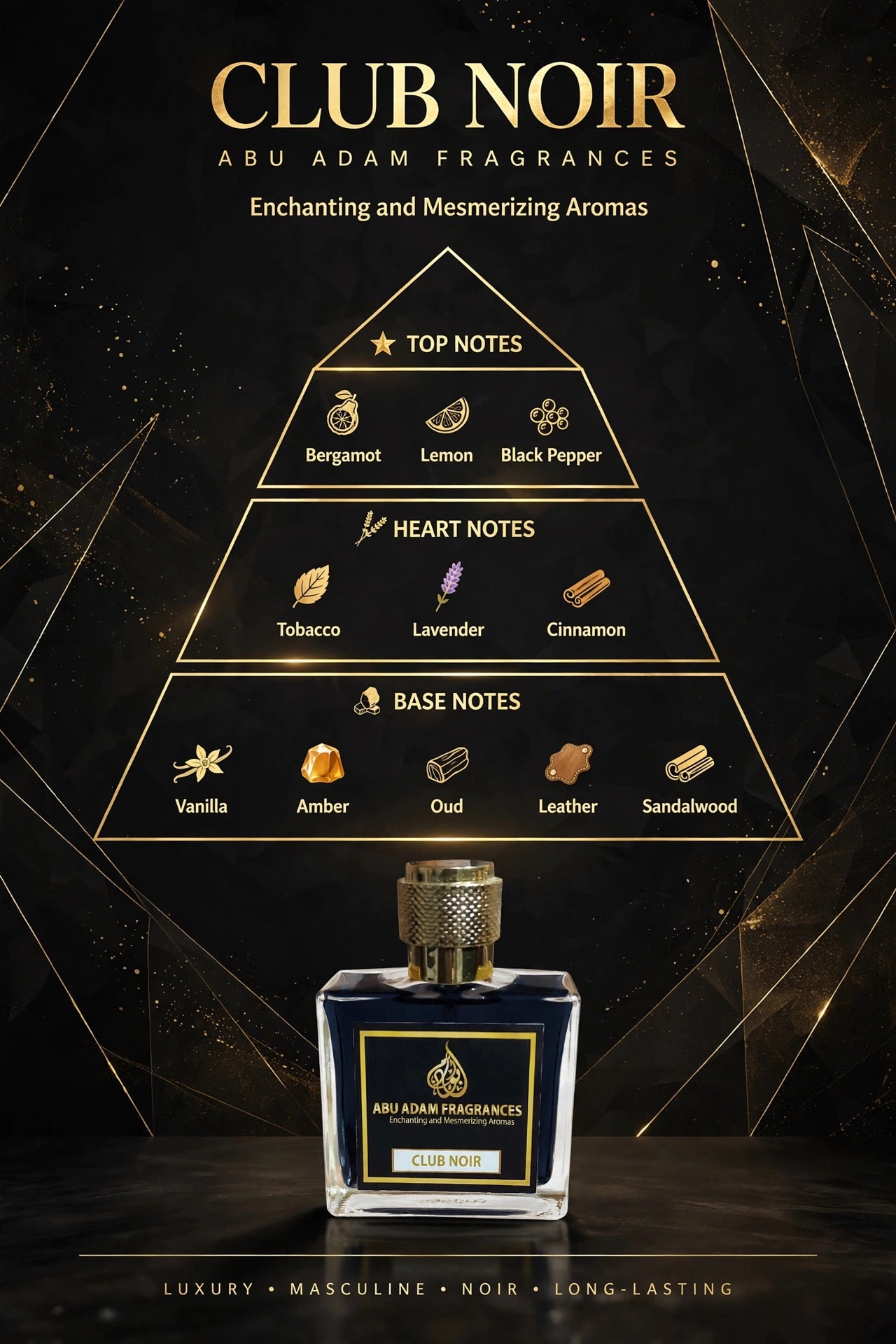 CLUB NOIR- 50 ML EDP (PERFUME) BY ABU ADAM