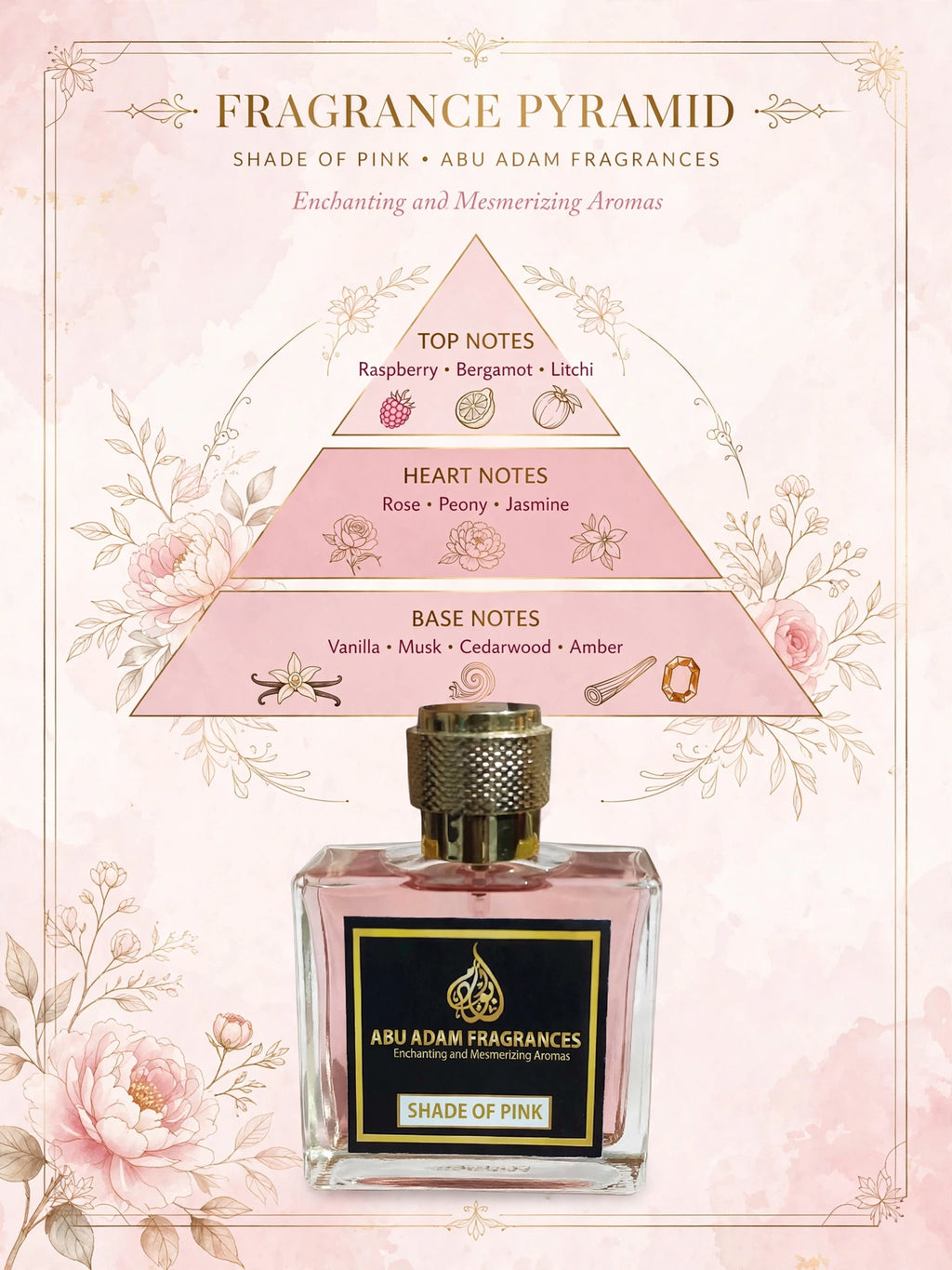 SHADES OF PINK - 50 ML EDP (PERFUME) BY ABU ADAM FOR WOMEN