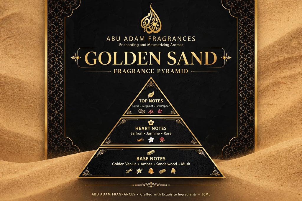 GOLDAN SAND- 50 ML  EDP (PERFUME) BY ABU ADAM