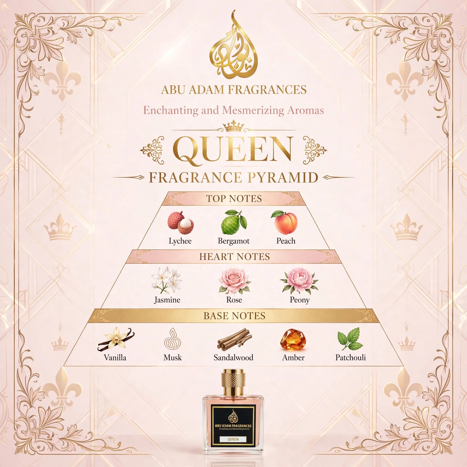 QUEEN - 50 ML EDP (PERFUME) BY ABU ADAM FOR WOMEN